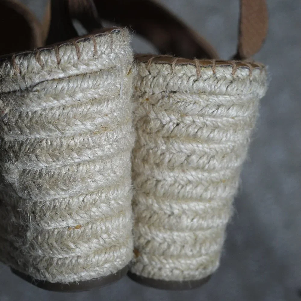 Franco Sarto Size 9 Espadrille Brown 2